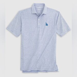Dodgers Striped Jersey Polo - Johnnie-O
